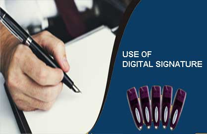 Use of  Digital Signature Certificate